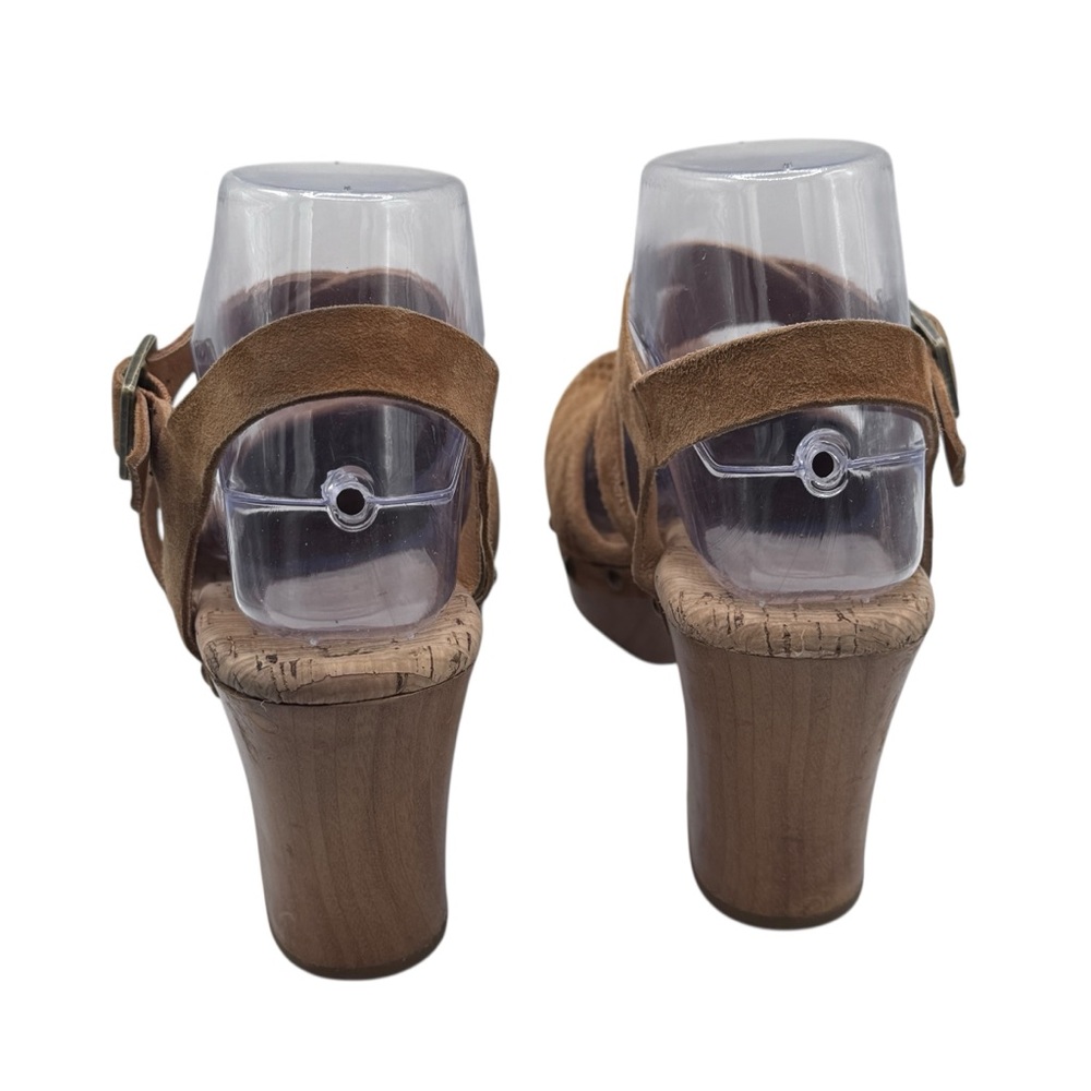 Korks Women's Brown Suede X-Strap Sandals - Size - Picture 7 of 13